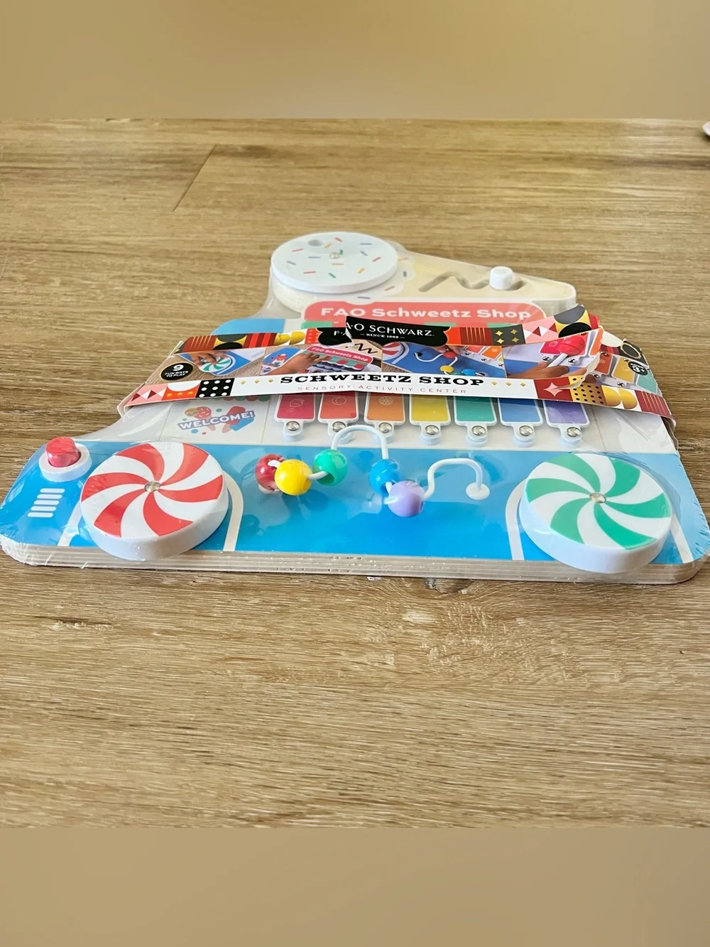 NWT FAO Schwarz Sensory Board Toy*